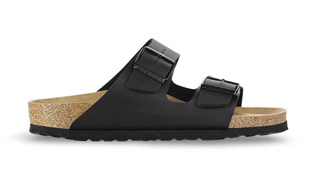 Birkenstock Arizona nero pianta Normale