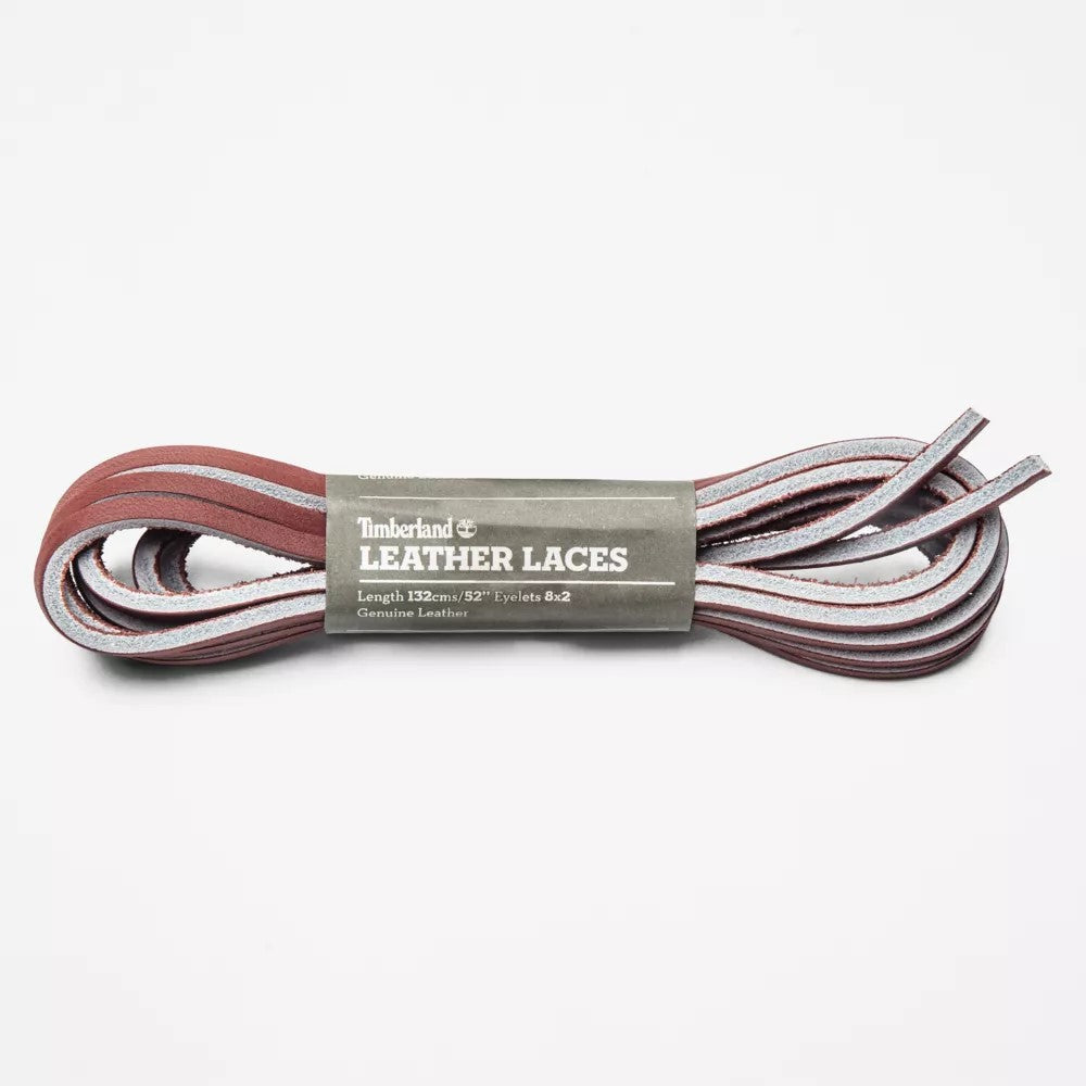 LACCIO TIMBERLAND IN PELLE MARRONE 132 CM