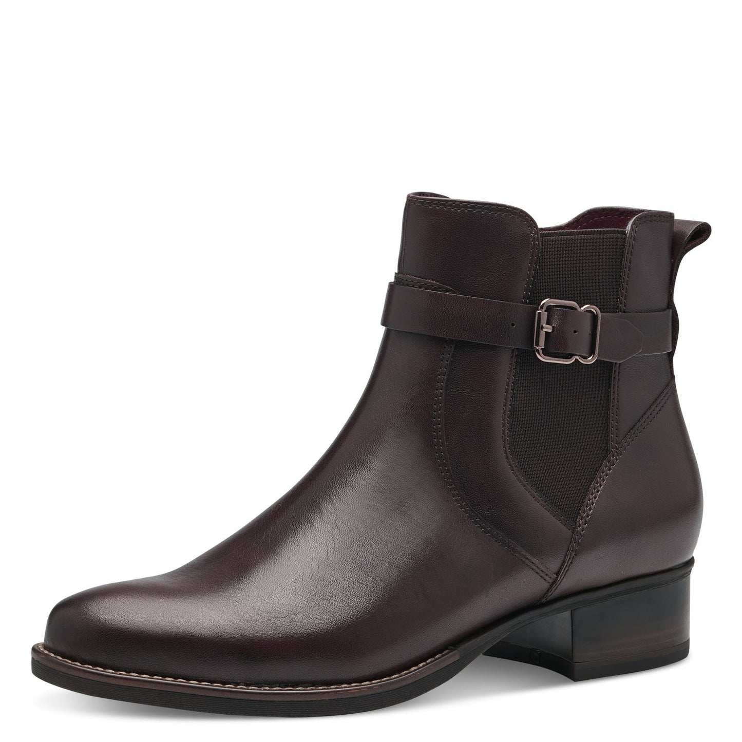 Tamaris Tronchetto pelle marrone