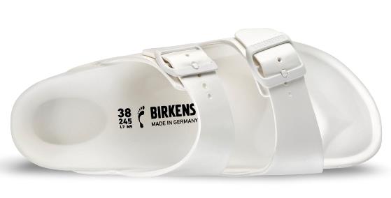 Birkenstock Arizona EVA bianco pianta stretta