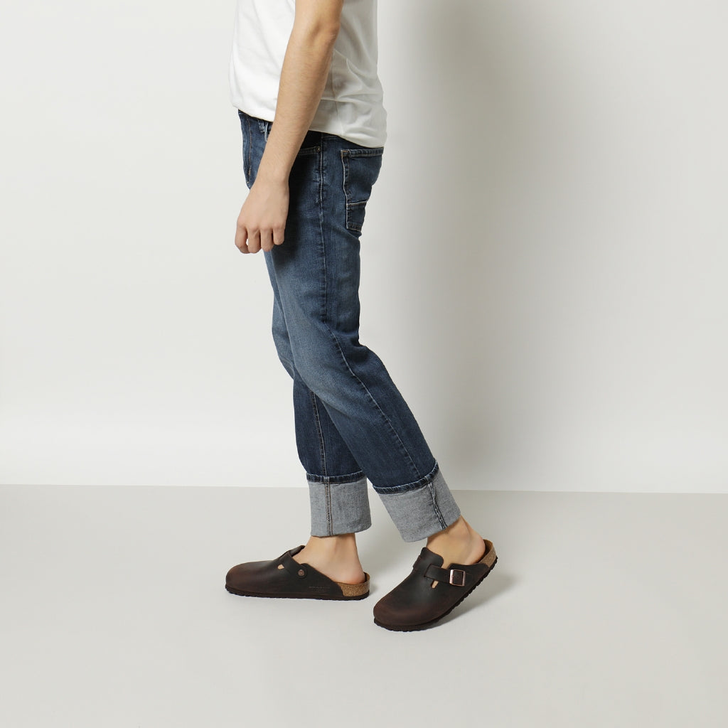 Birkenstock boston habana pianta stretta