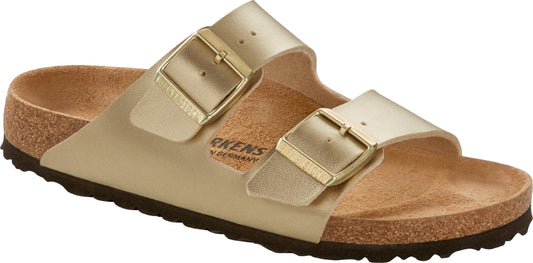 Birkenstock Arizona oro Birko Flor pianta stretta