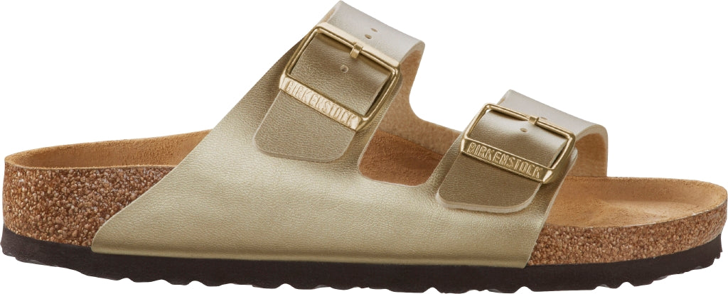 Birkenstock Arizona oro Birko Flor pianta stretta