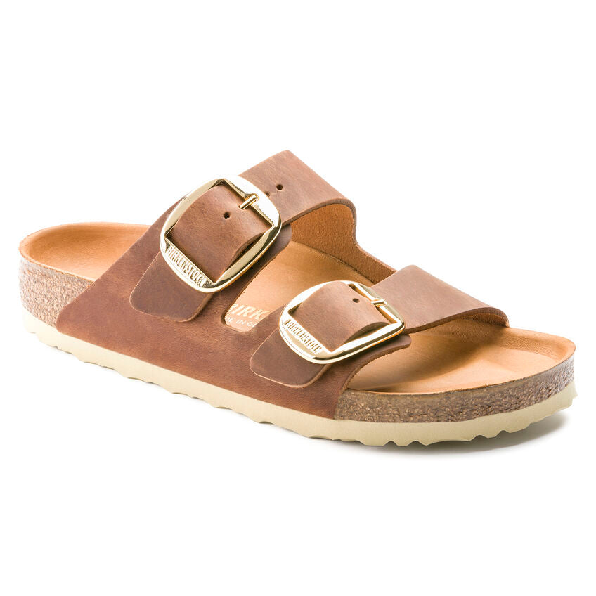 Birkenstock Arizona Big Buckle Cognac Pianta Stretta