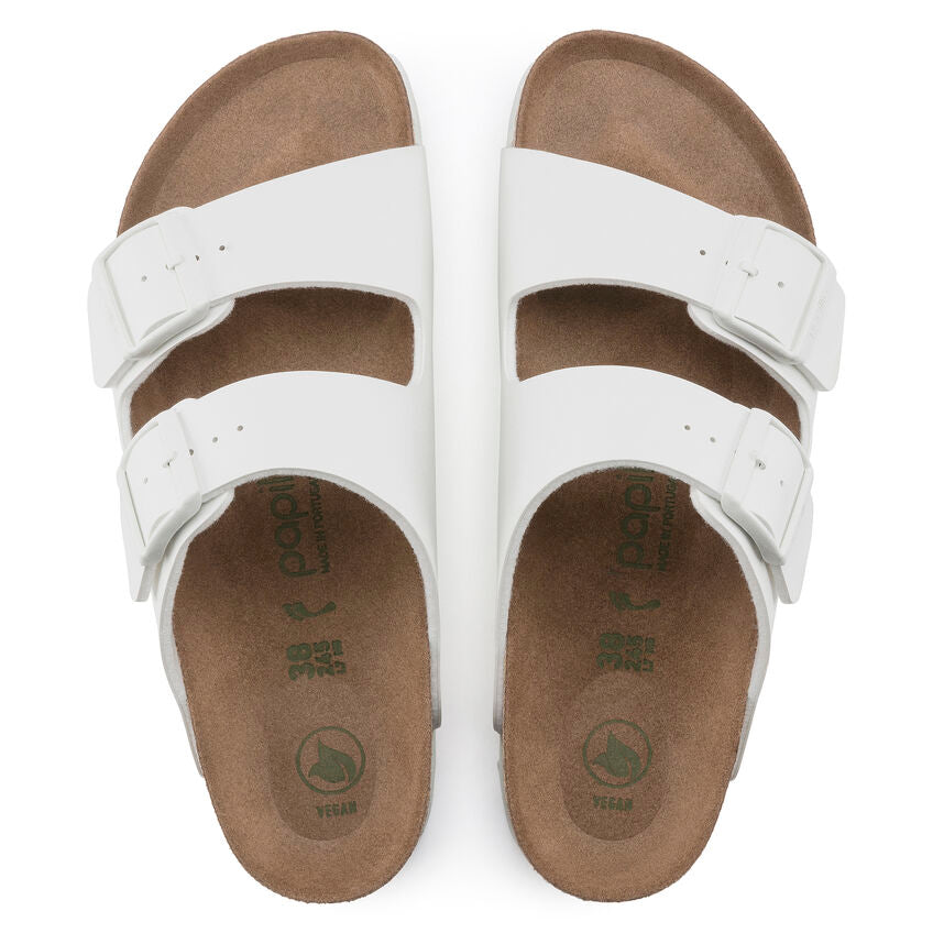 Birkenstock Arizona Grooved White Platform Pianta Stretta