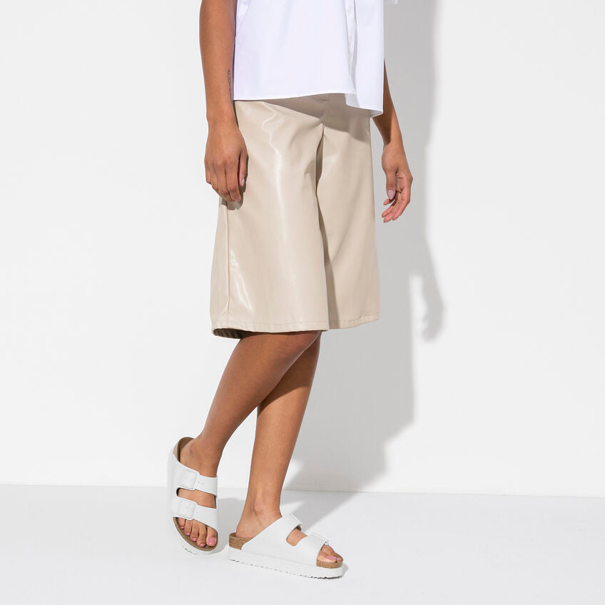 Birkenstock Arizona Grooved White Platform Pianta Stretta