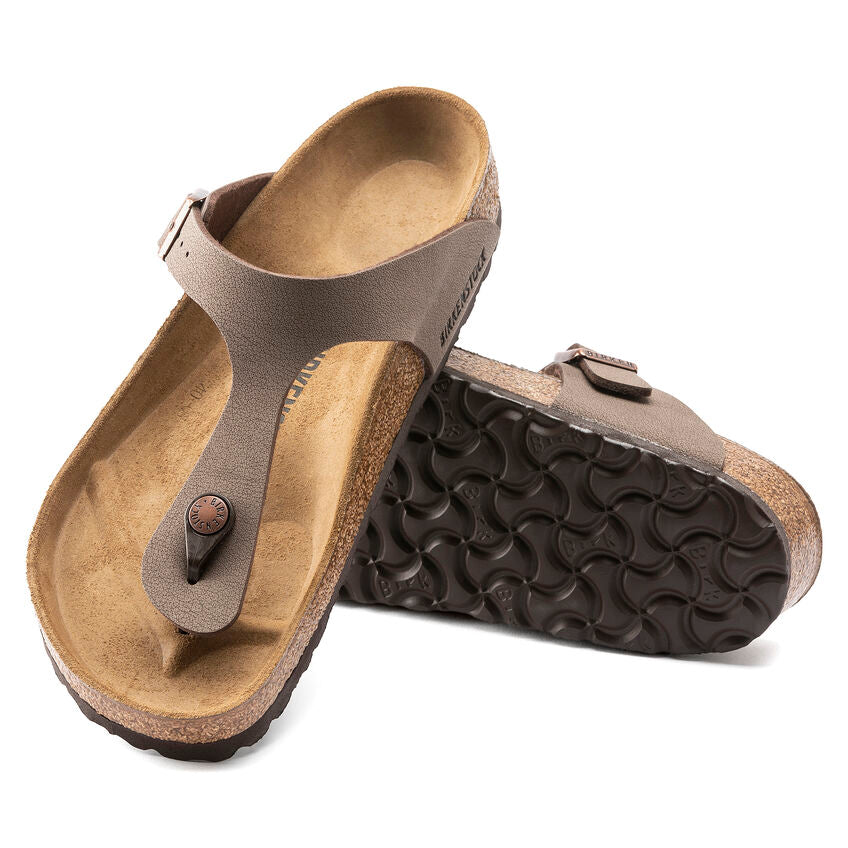 Birkenstock Gizeh mocca Birkibuc Pianta Normale