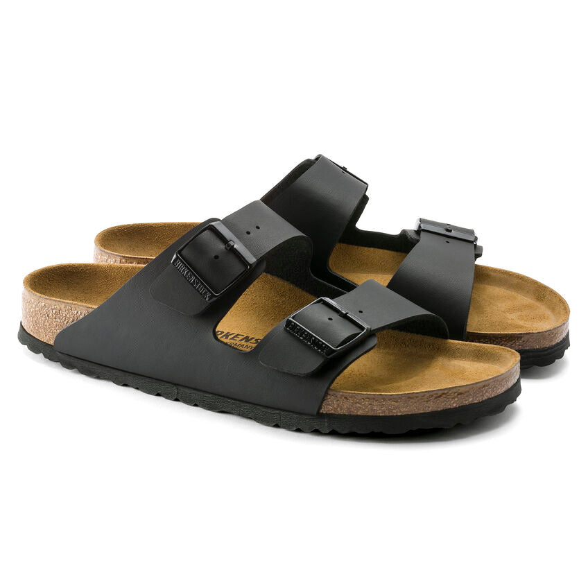 Birkenstock Arizona nera Ciabatta Pianta Stretta