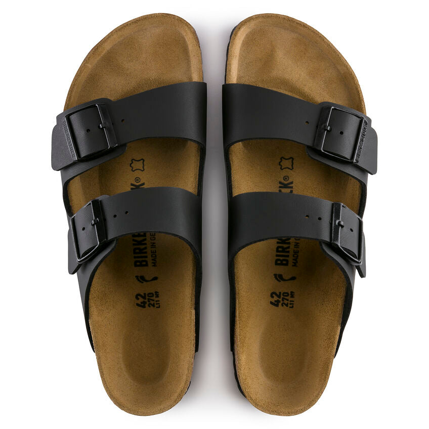 Birkenstock Arizona nera Ciabatta Pianta Stretta
