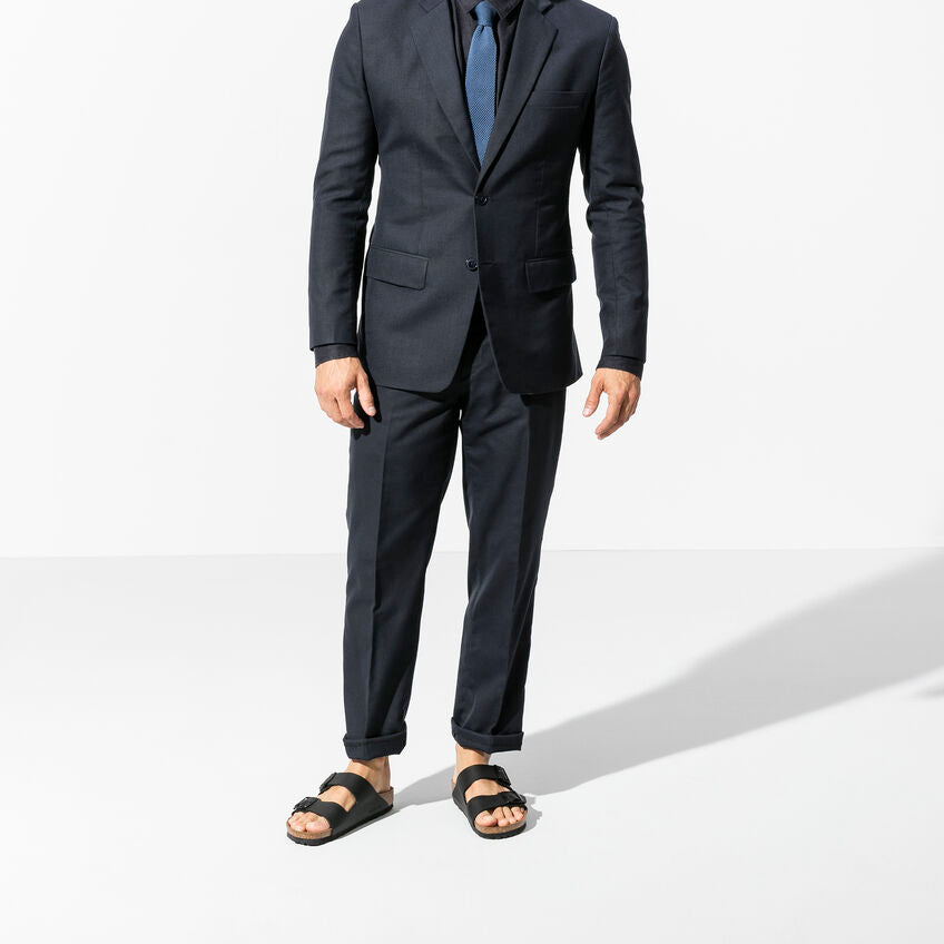 Birkenstock Arizona nera Ciabatta Pianta Stretta