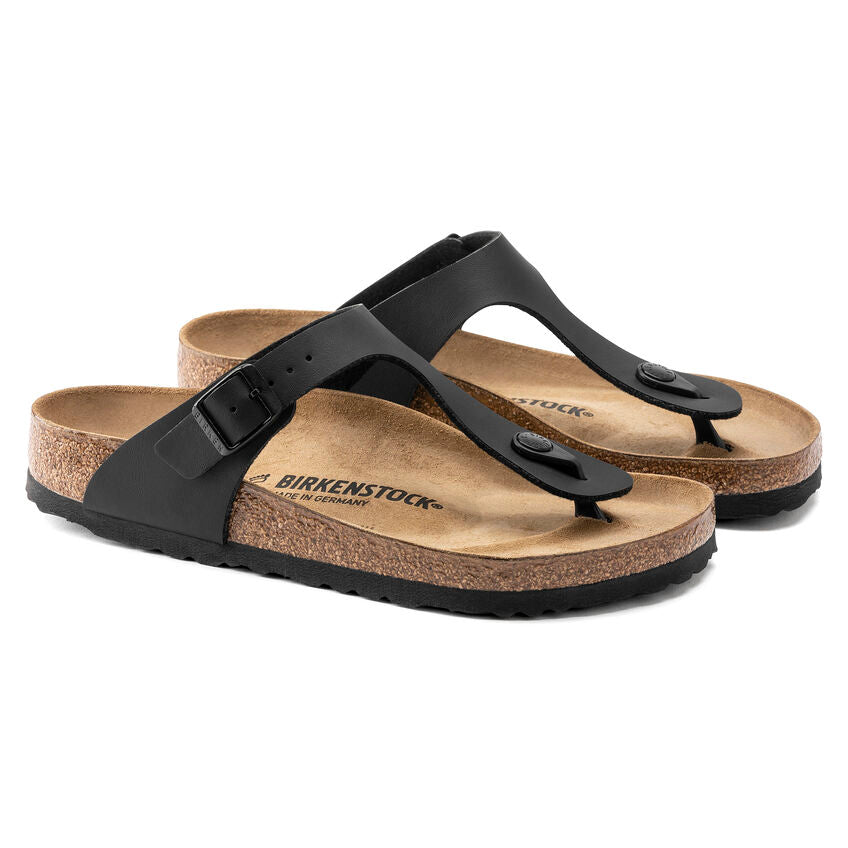 Birkenstock Gizeh Nero Birko Flor Pianta Normale