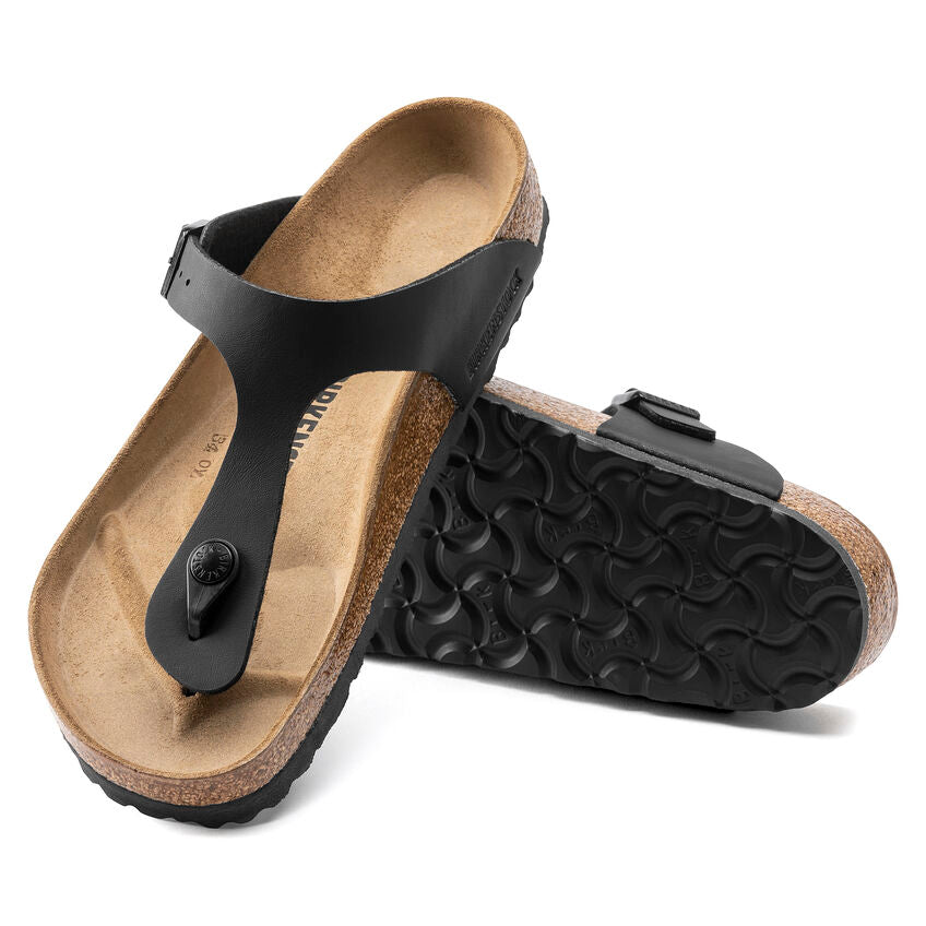 Birkenstock Gizeh Nero Birko Flor Pianta Normale