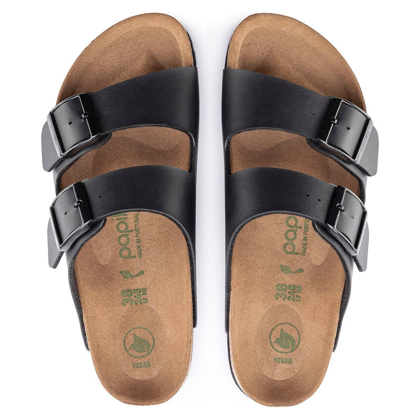 Birkenstock Arizona Grooved nero Pianta Stretta