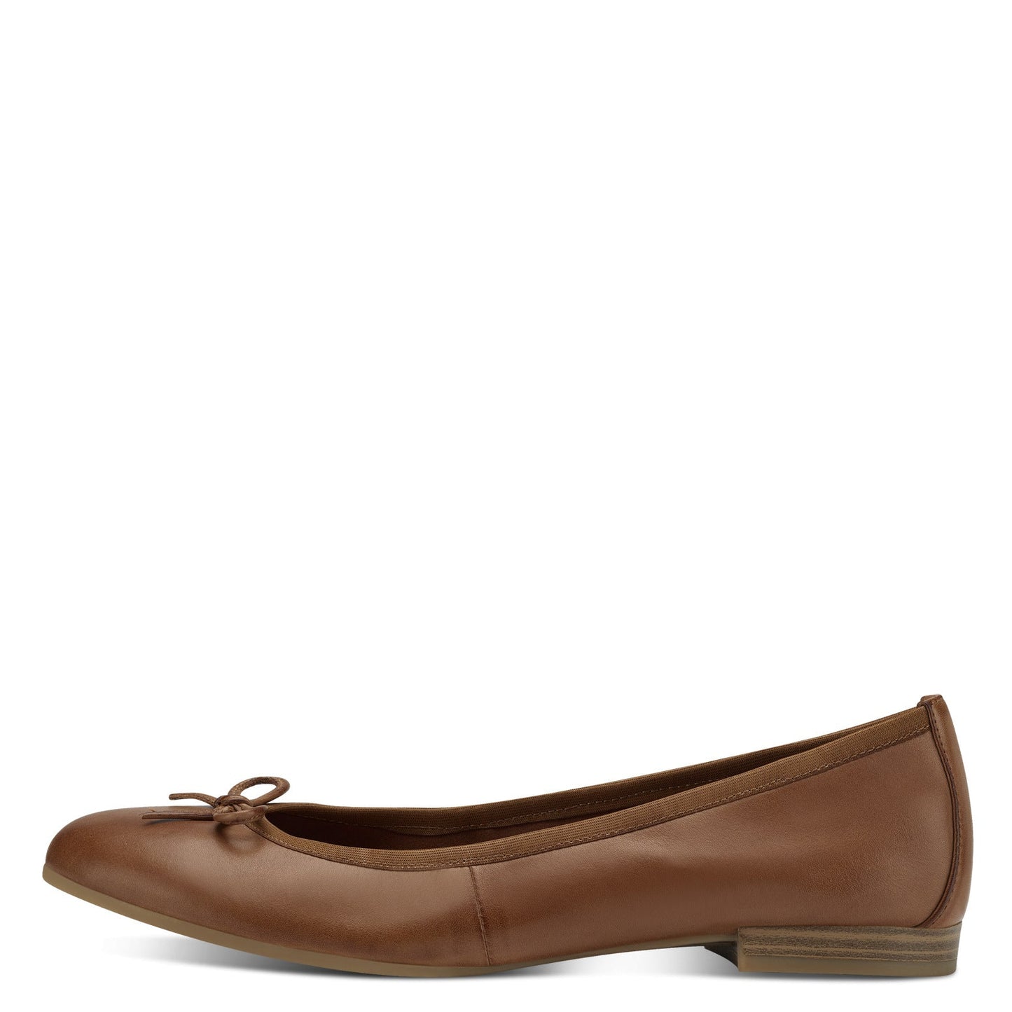 BALLERINA FIOCCHETTO NERA-BLU-COGNAC