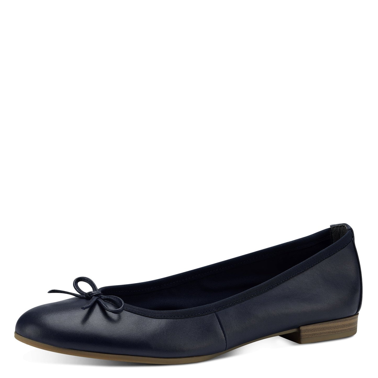 BALLERINA FIOCCHETTO NERA-BLU-COGNAC