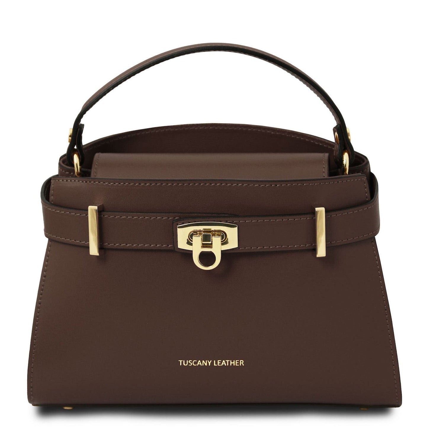 Maisy - Leather top handle bag in smooth leather | TL142459