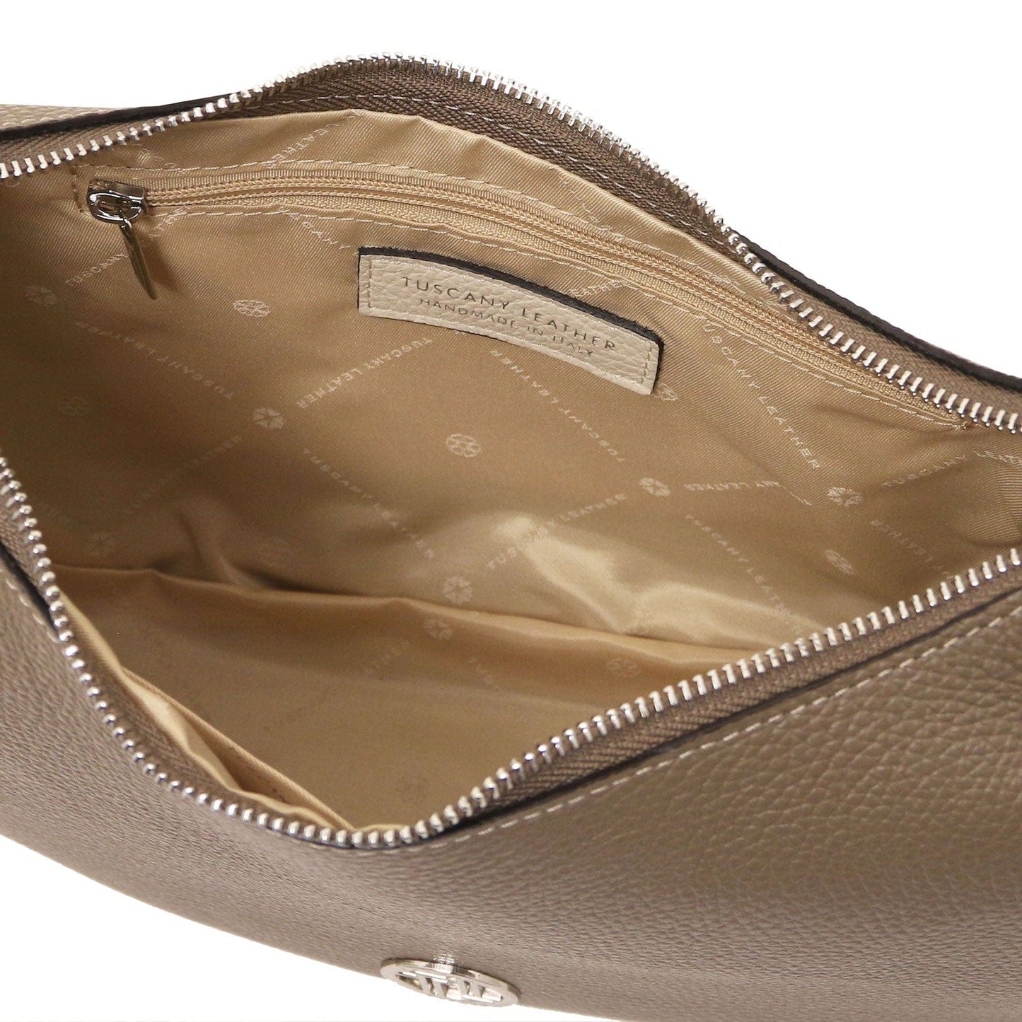 Michelle - Large-sized leather hobo bag | TL142477