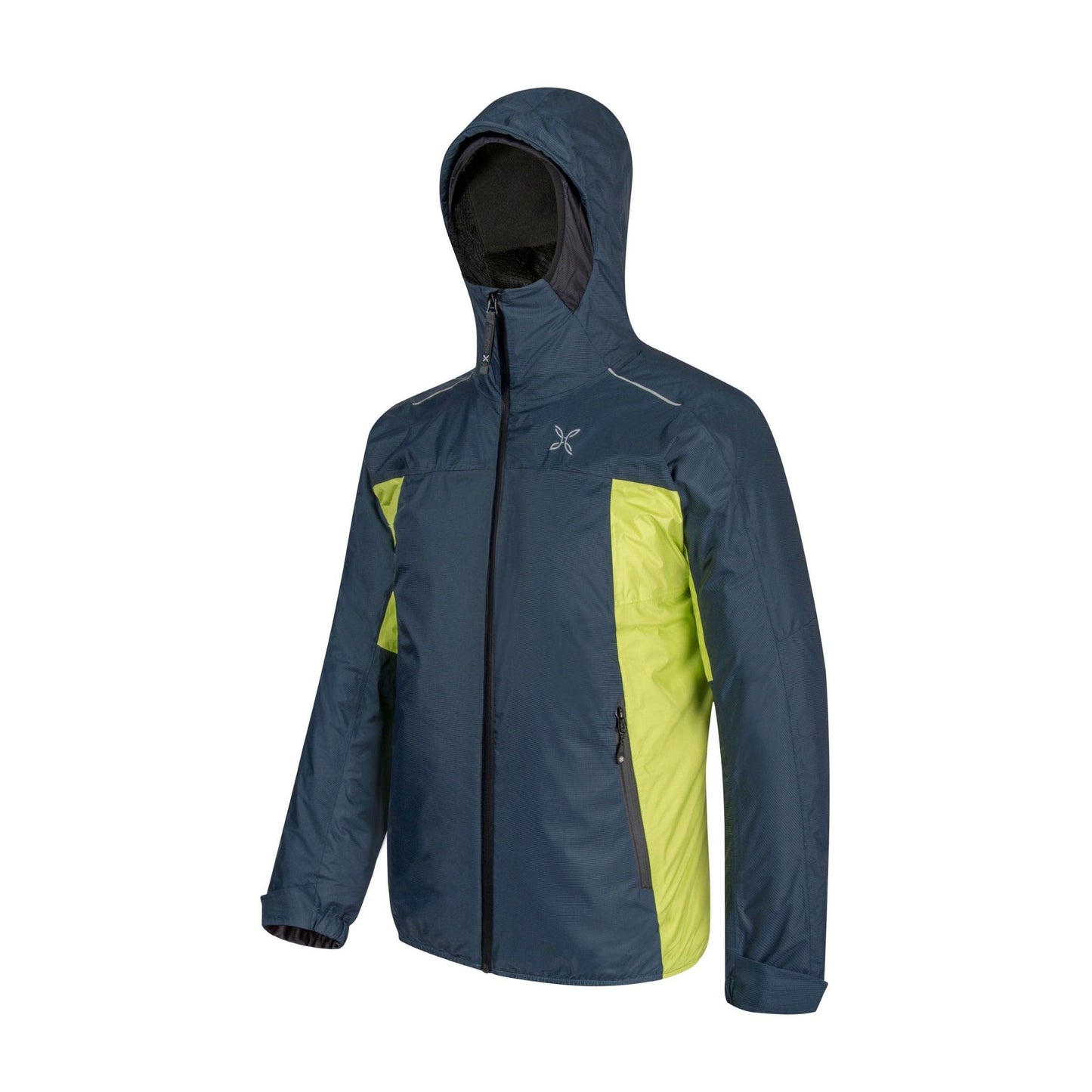 Giacca Nevis 2.0 Uomo Blu Cenere/Verde Lime