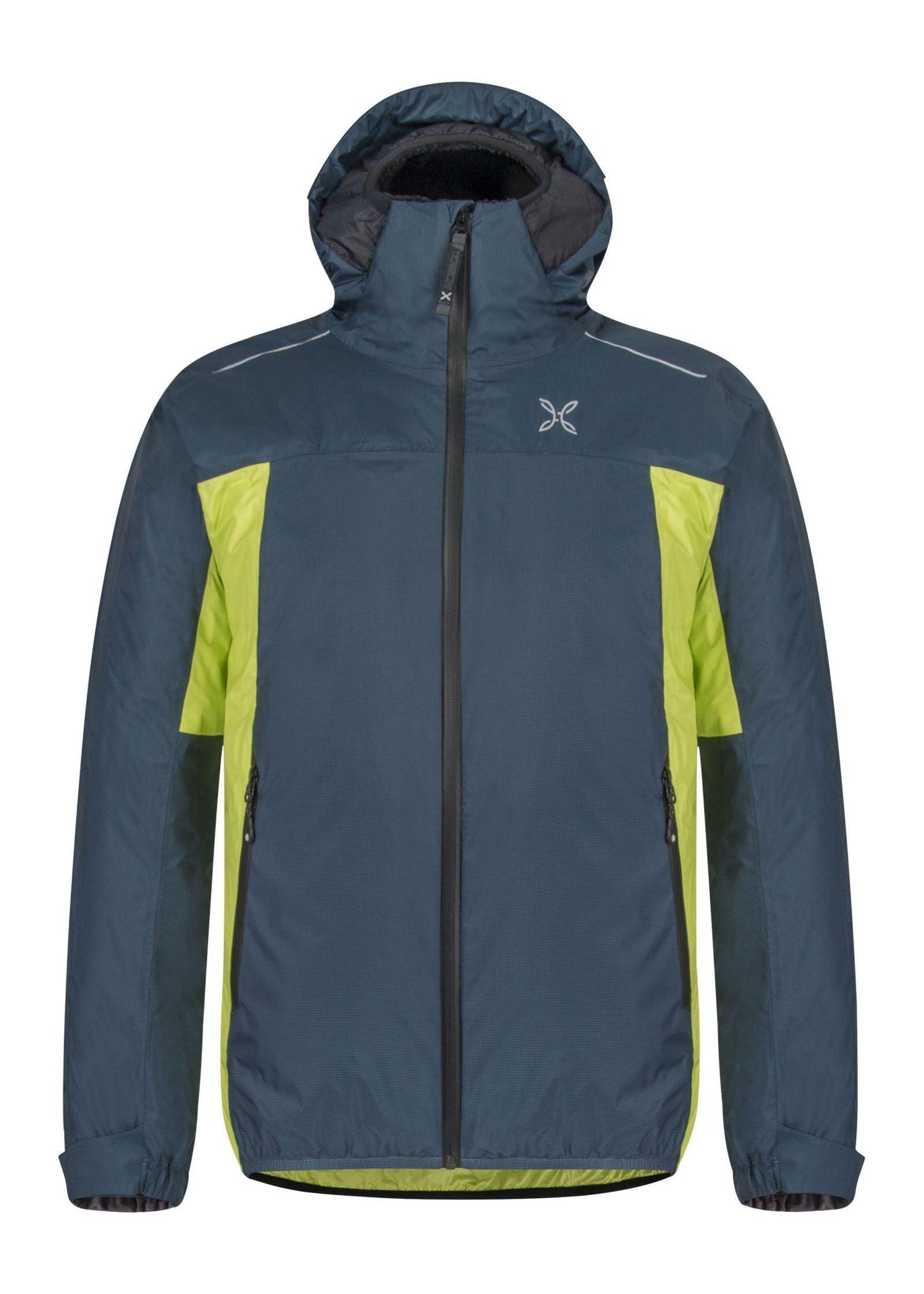 Giacca Nevis 2.0 Uomo Blu Cenere/Verde Lime