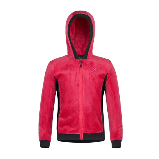 Maglia Polar Stretch Hoody Bambina Rosa Sugar