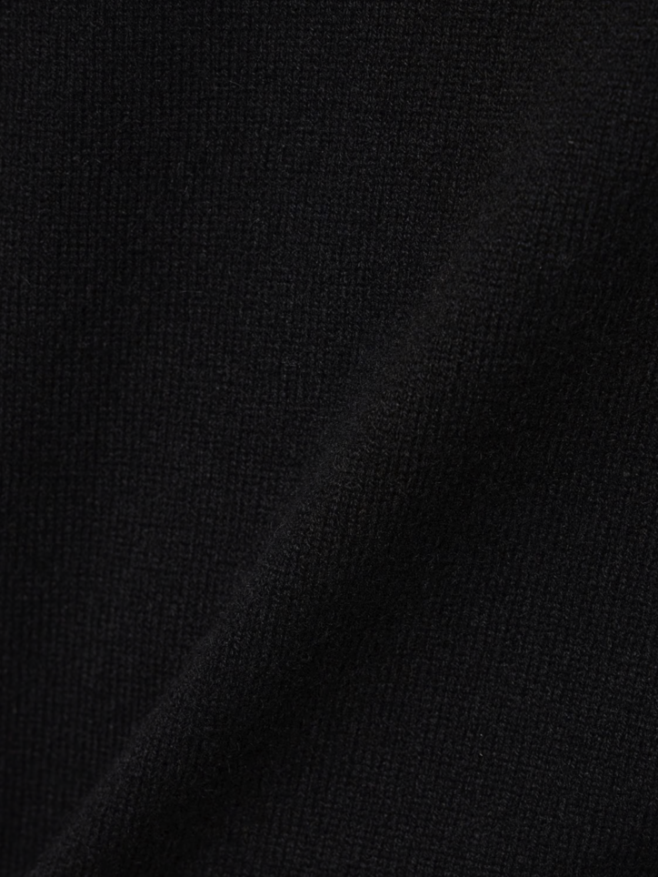 Cashmere Mix Red Ribbed Beanie