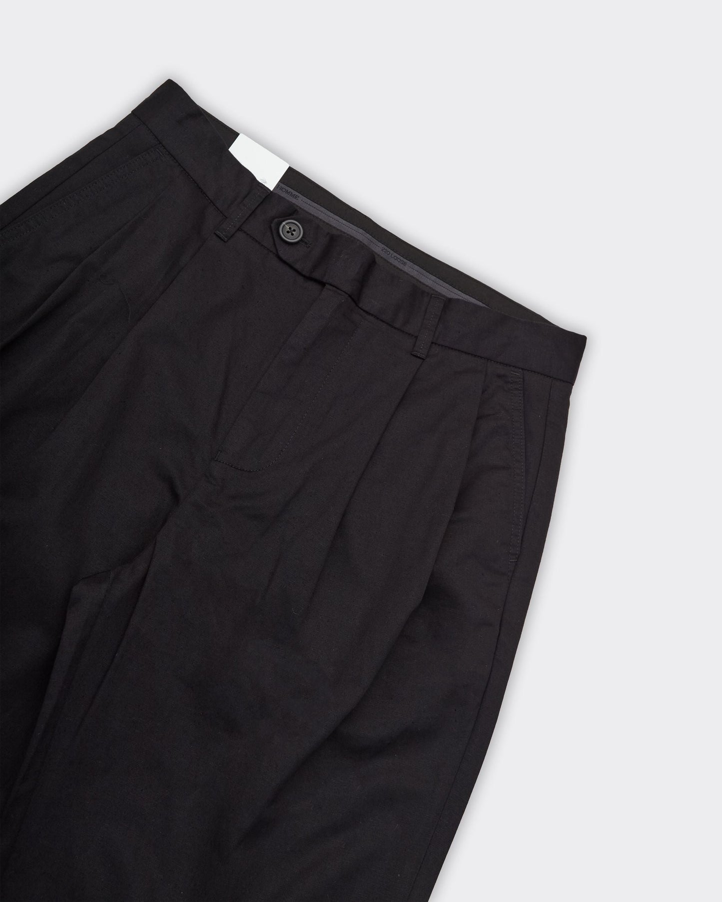 Pantalone Adam Pleat Loose Nero