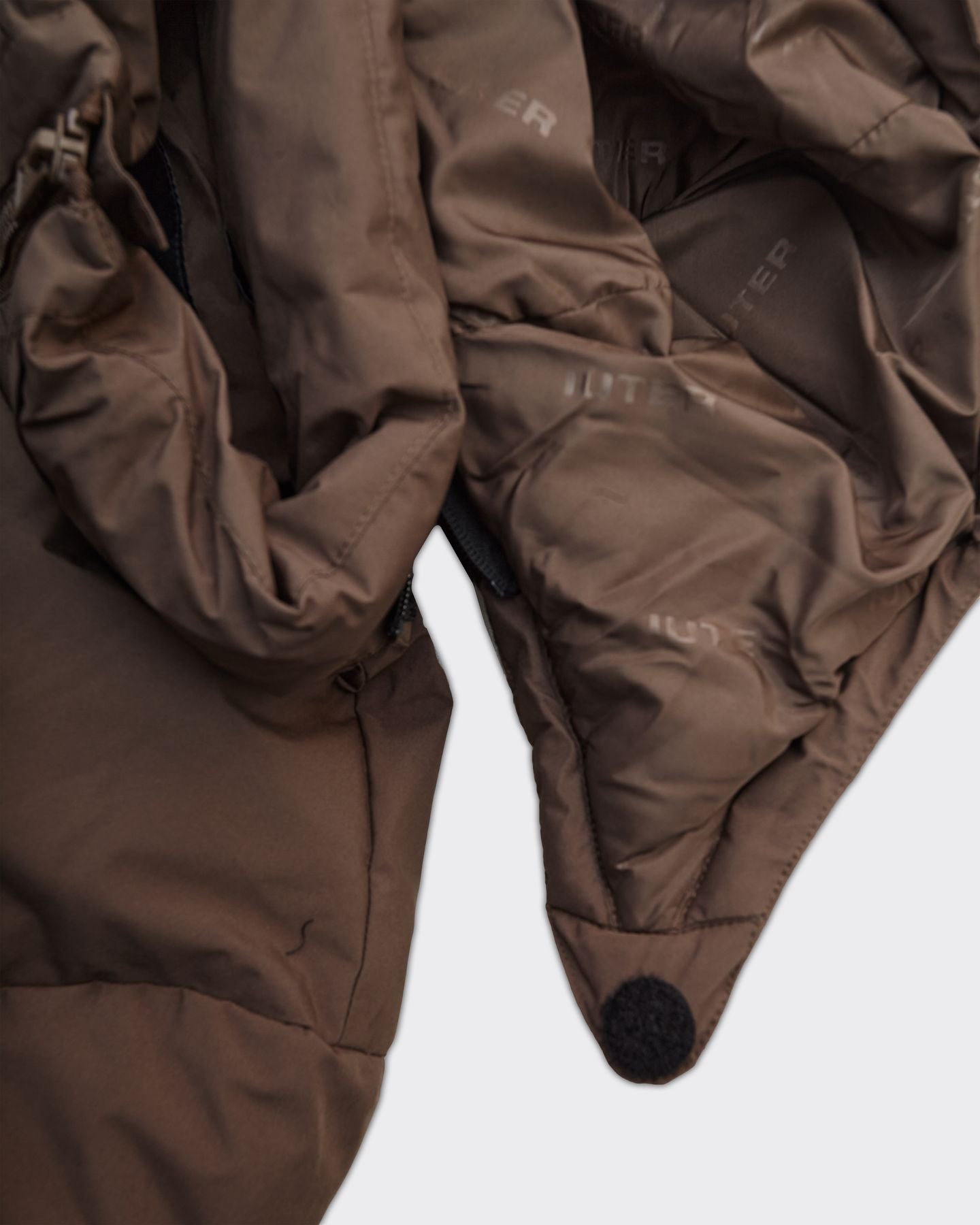 Giacca Puffer Marrone