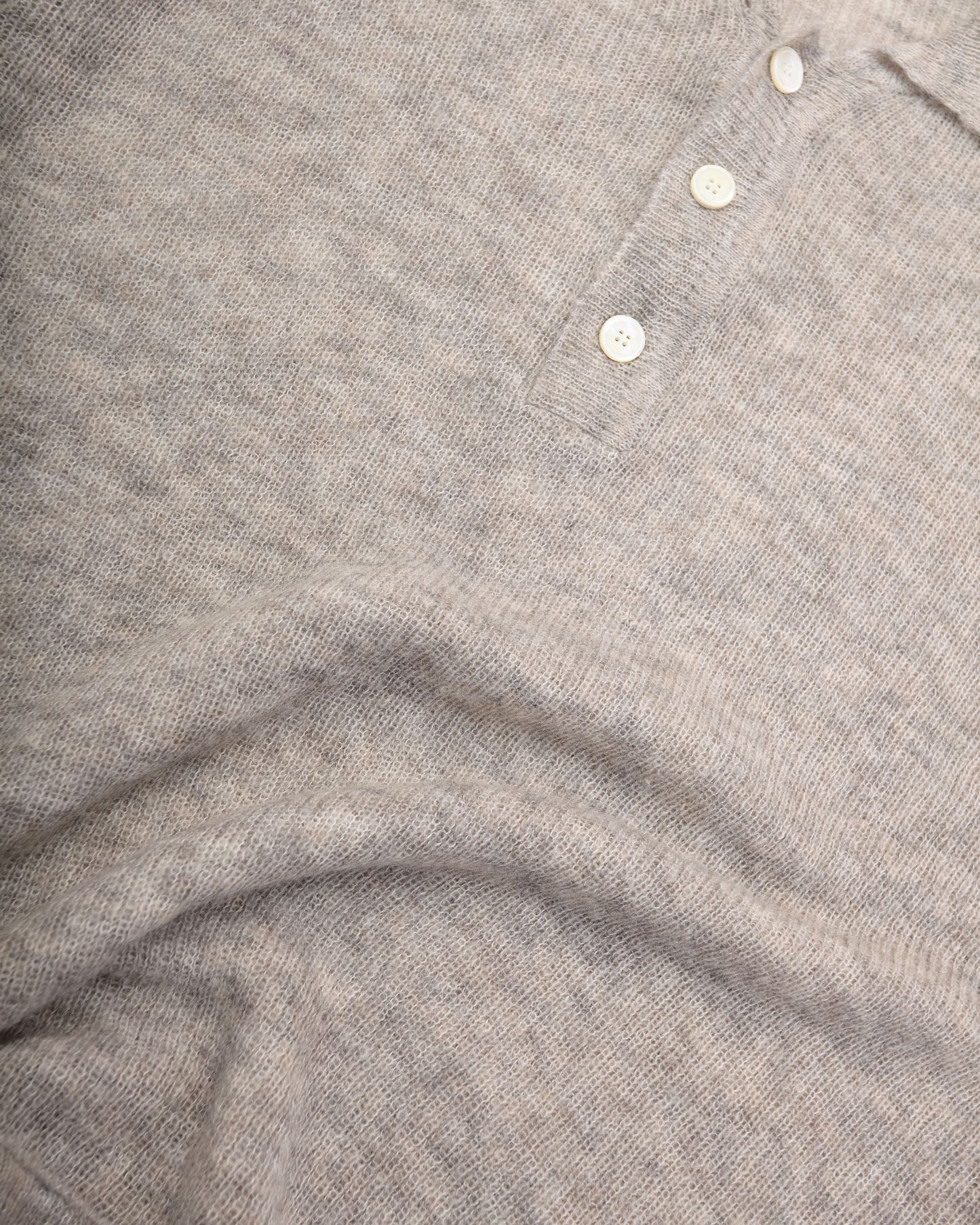 Polo Knitwear Collar Grigia