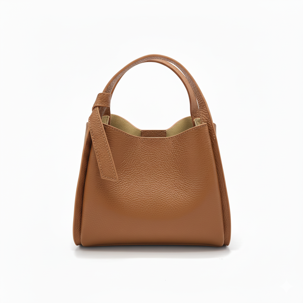 Pienza – Italian Leather Tote Handbag – Tan