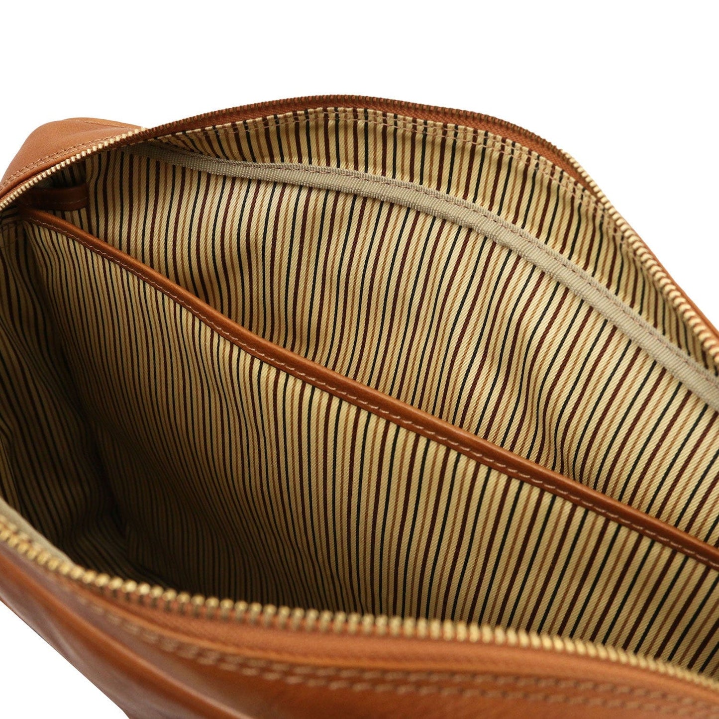 Pisa - Matte leather laptop briefcase with front pocket | TL142427