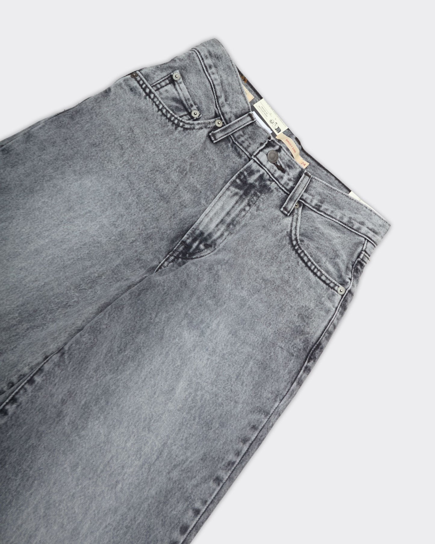 Jeans Woman Baggy 'Dad Path Of Totality' Grigio