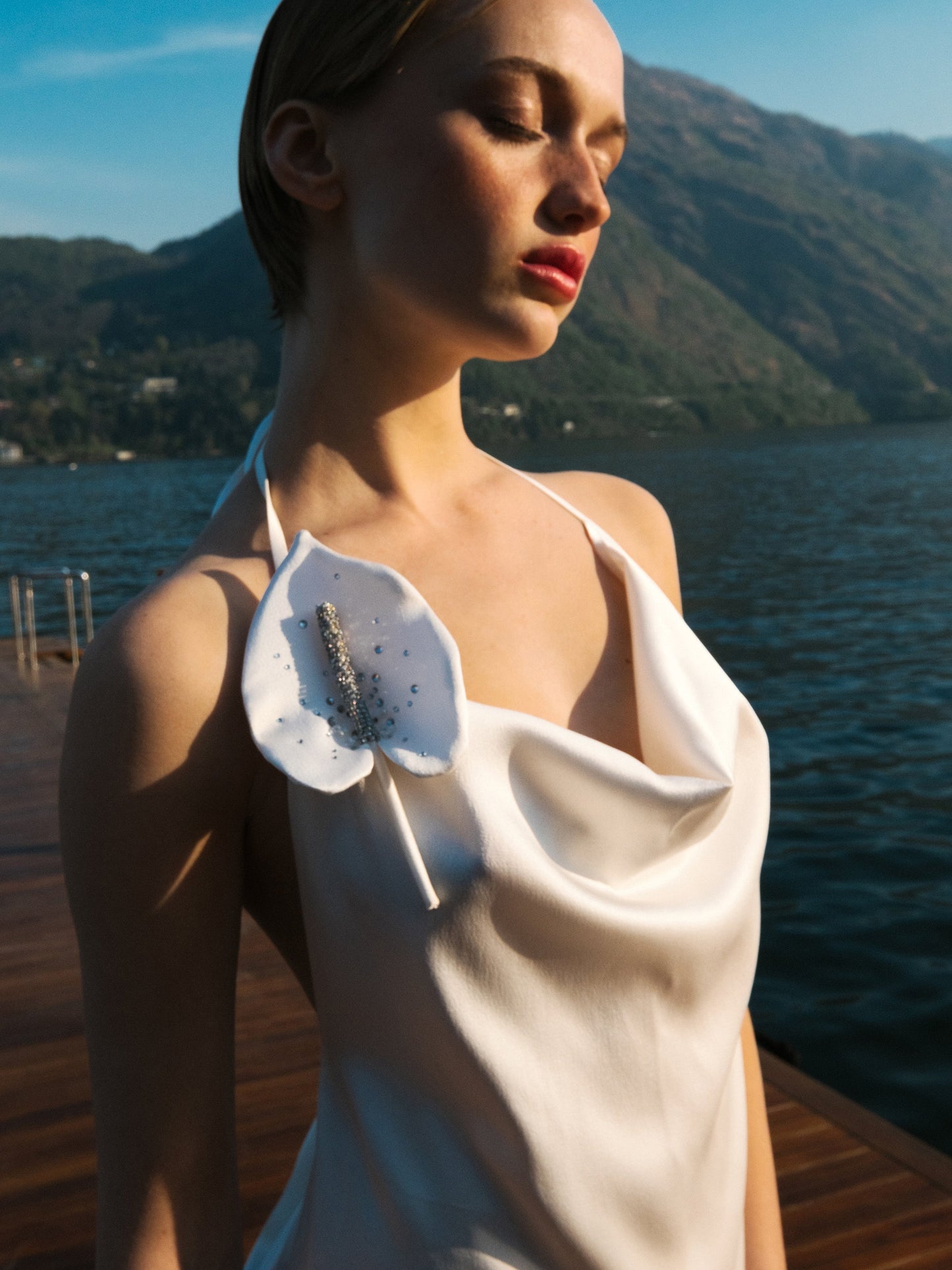 Rachel Dress Lucent White