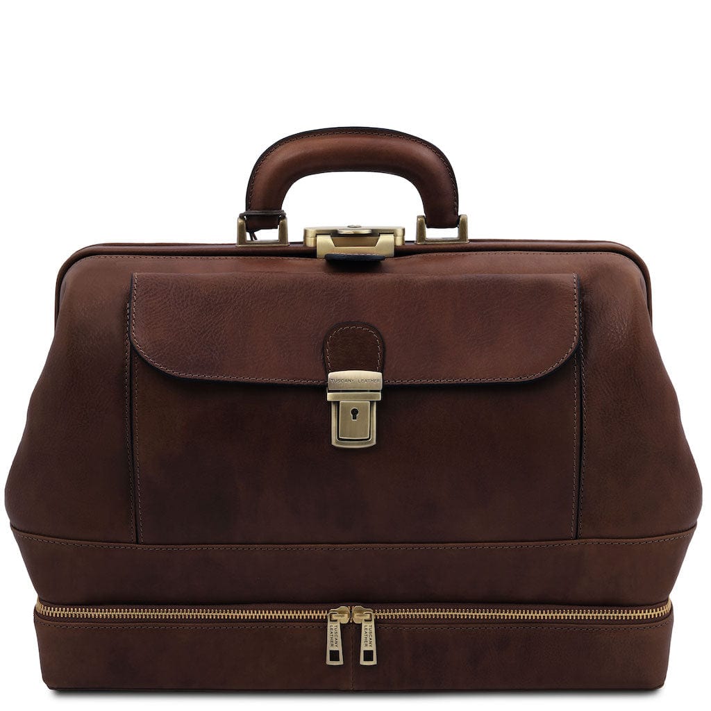 Giotto - Exclusive double-bottom leather doctor bag | TL142344