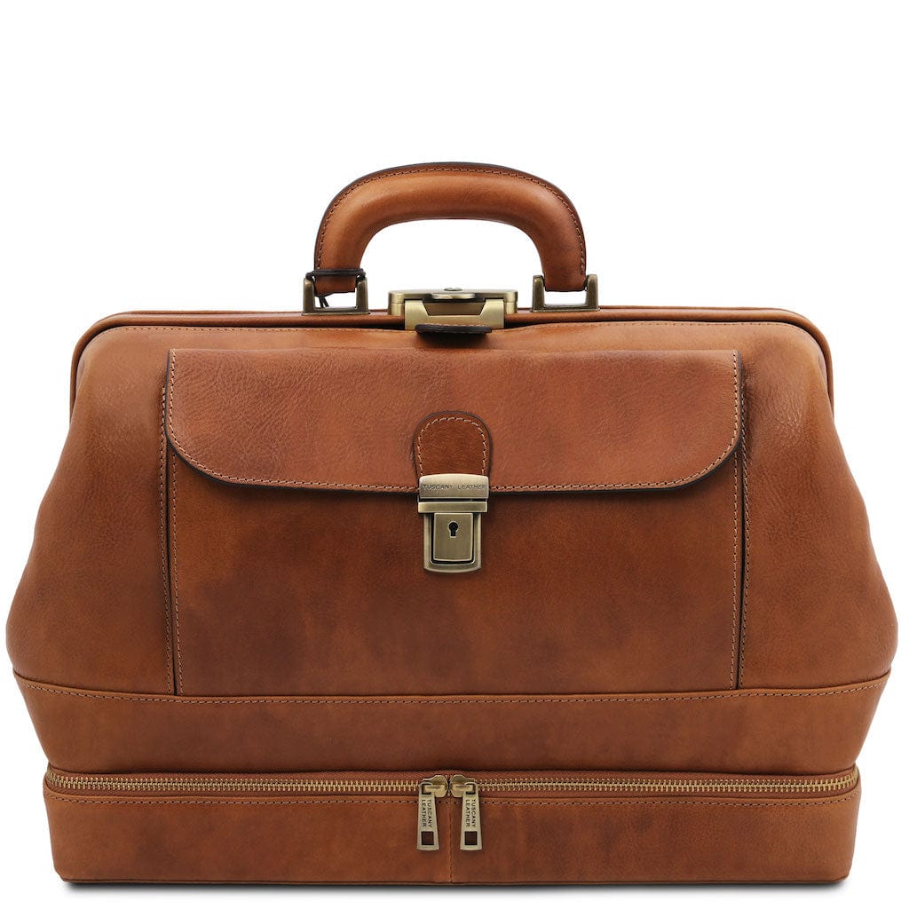 Giotto - Exclusive double-bottom leather doctor bag | TL142344