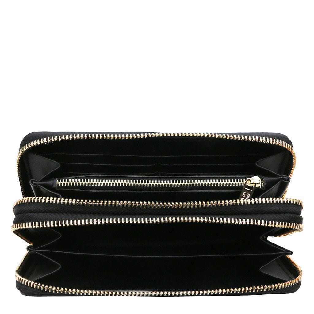 Gaia - Double zip around leather wallet | TL142343