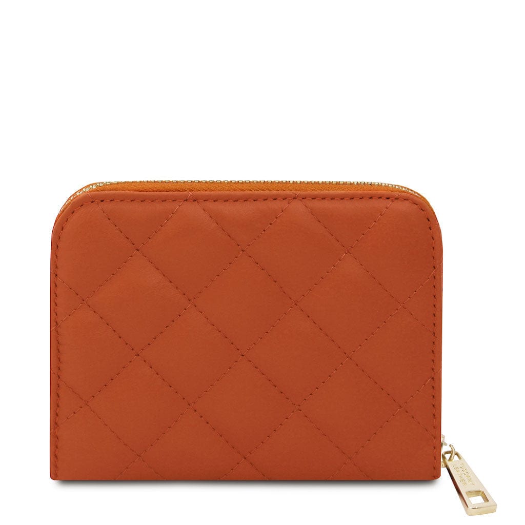 Teti - Exclusive zip around soft quilted leather wallet | TL142319