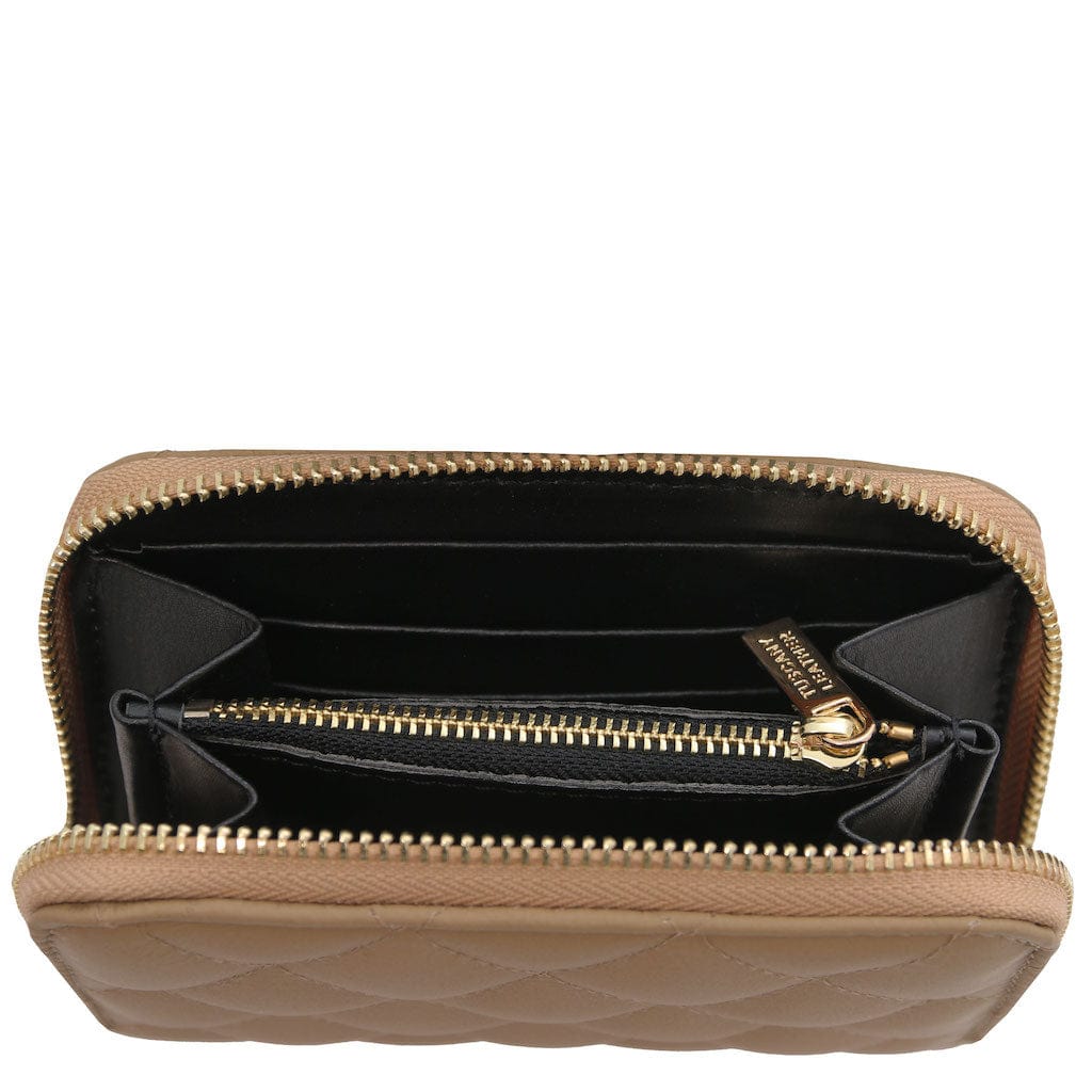 Teti - Exclusive zip around soft quilted leather wallet | TL142319