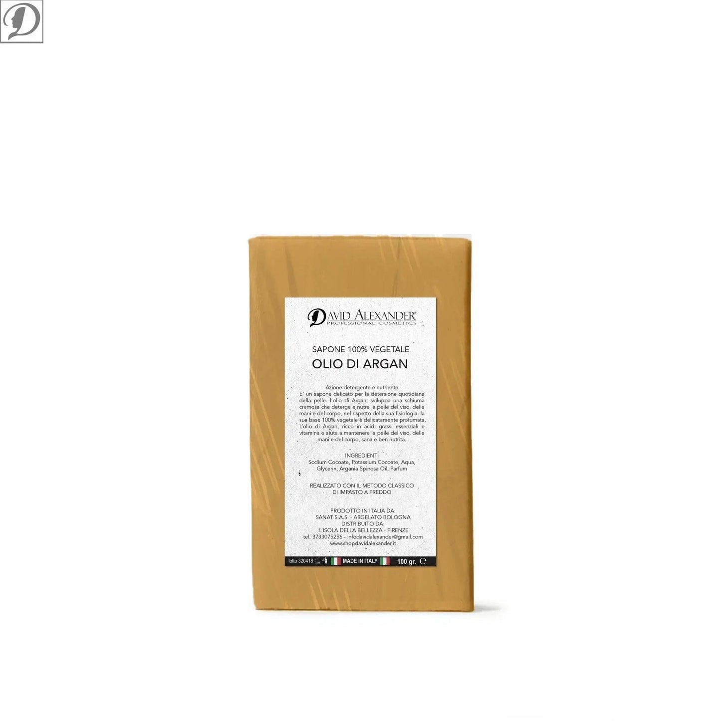 Sapone Vegetale all'Olio di Argan – Idratazione e Pelle Morbida