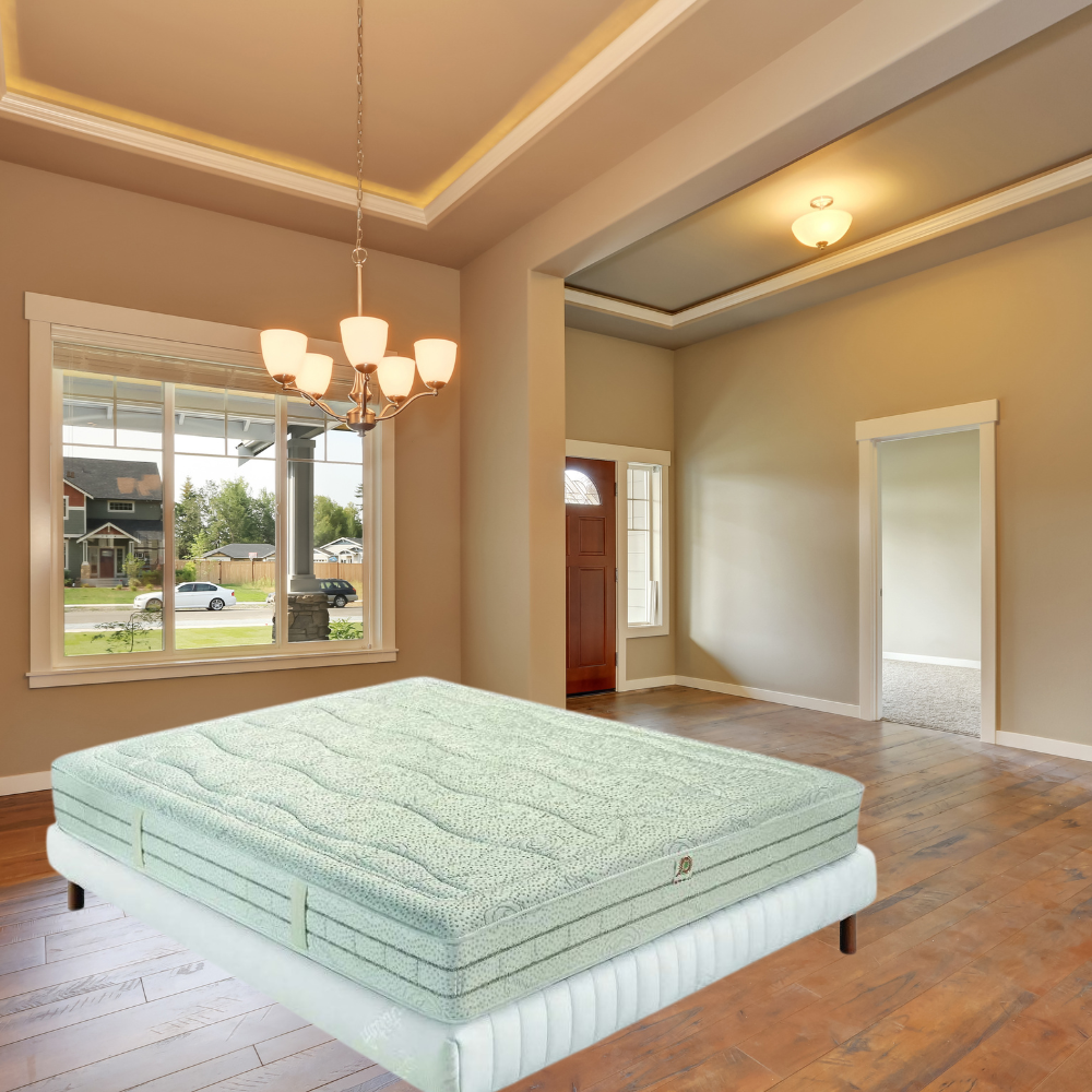 Materasso Semirigido a molle insacchettate e memory H28 cm lato estivo e Invernale - SATURNO