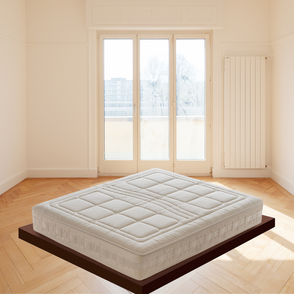 Materasso Memory alla Soia H24 Ortopedico Multionda Tessuto LINO e 3D- SOYA MEMORY