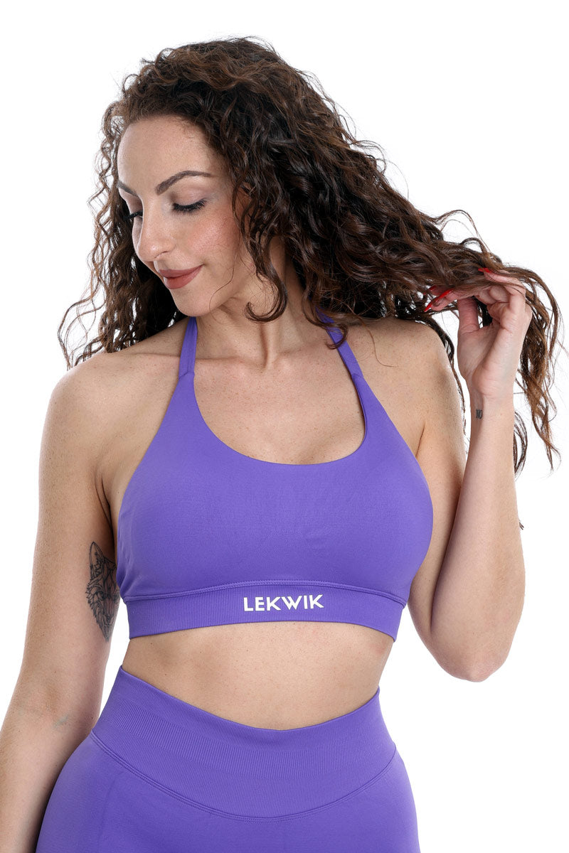 Top sportivo indaco modello IMMO