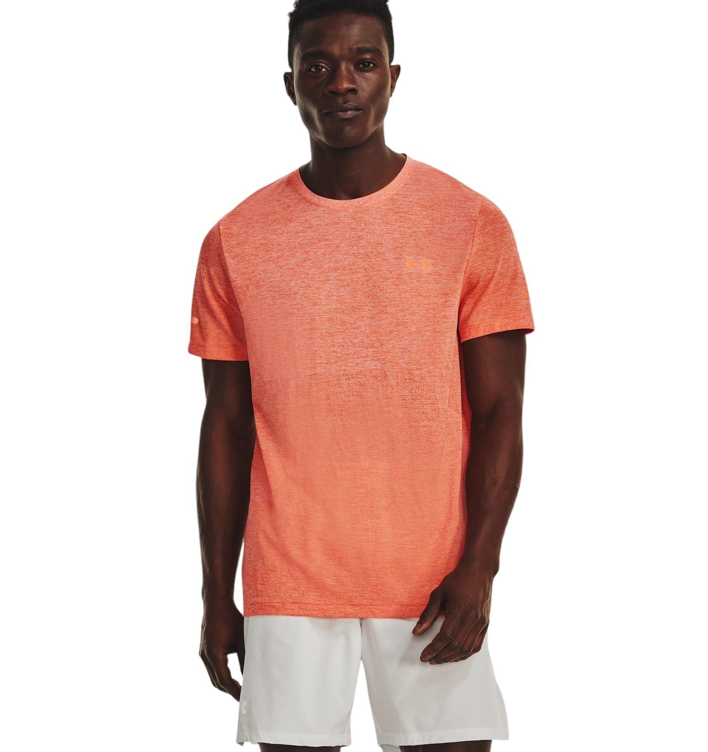 T-shirt Seamless Uomo Frosted Orange/Reflective