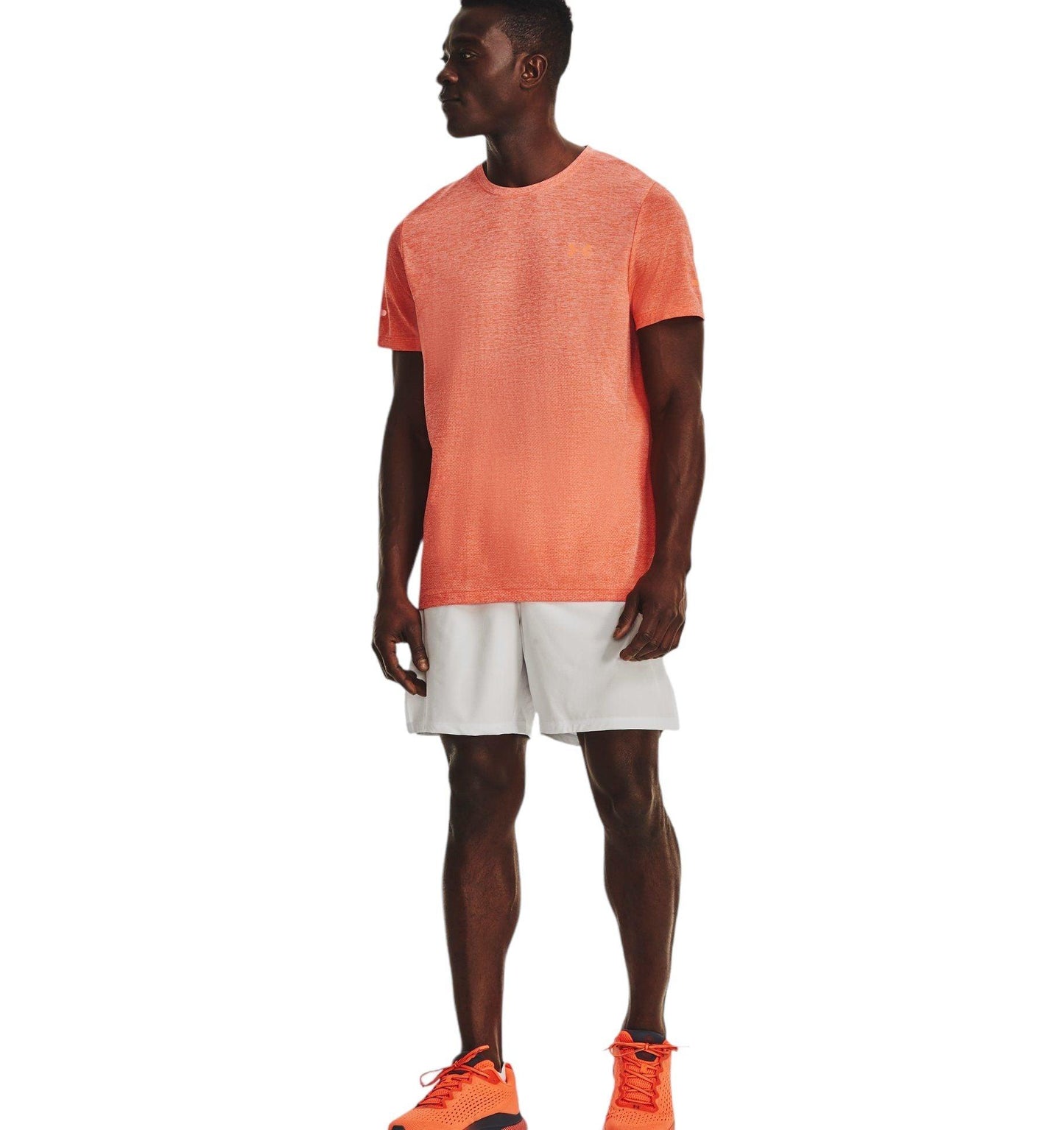 T-shirt Seamless Uomo Frosted Orange/Reflective