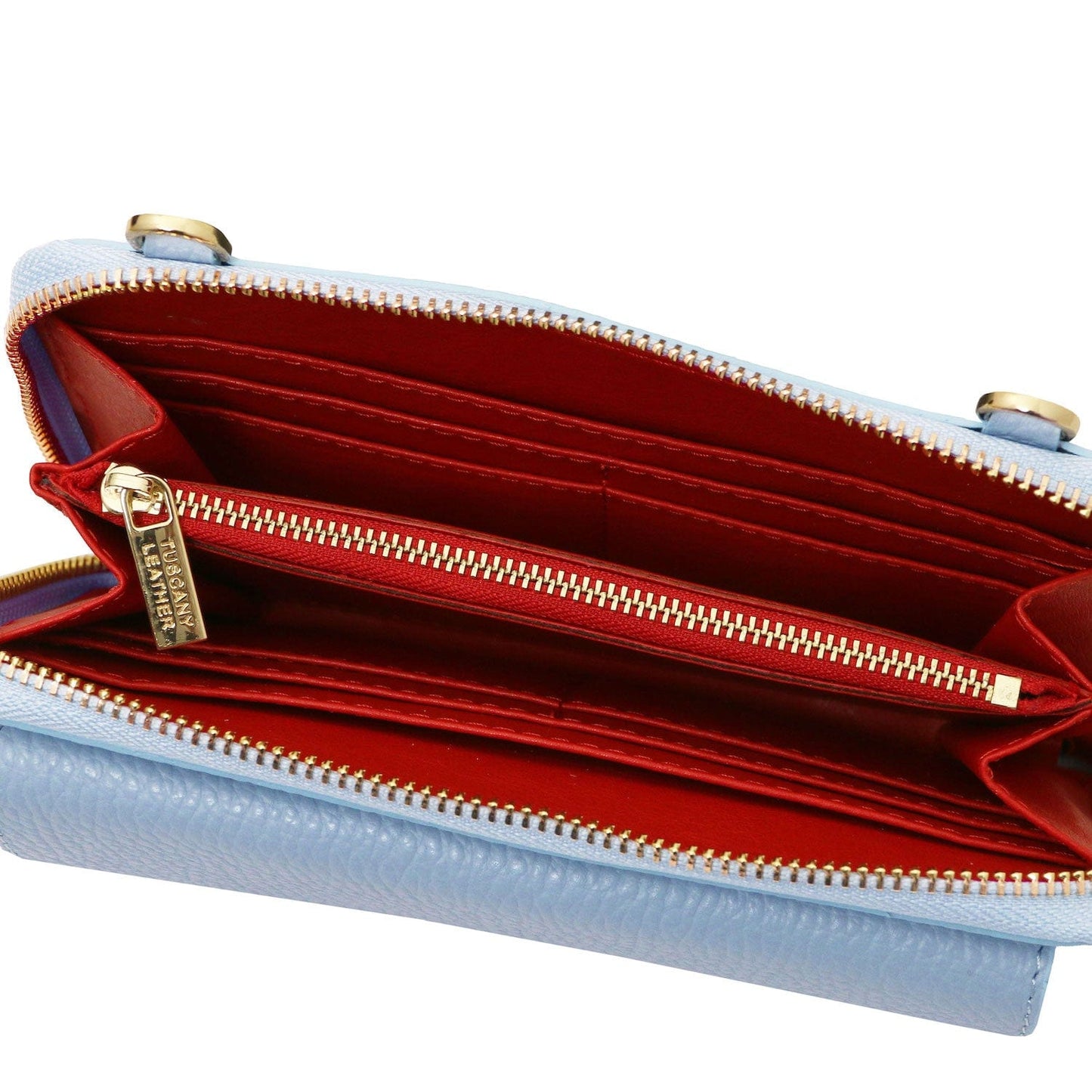 Urania - Leather phone wallet with strap | TL142433