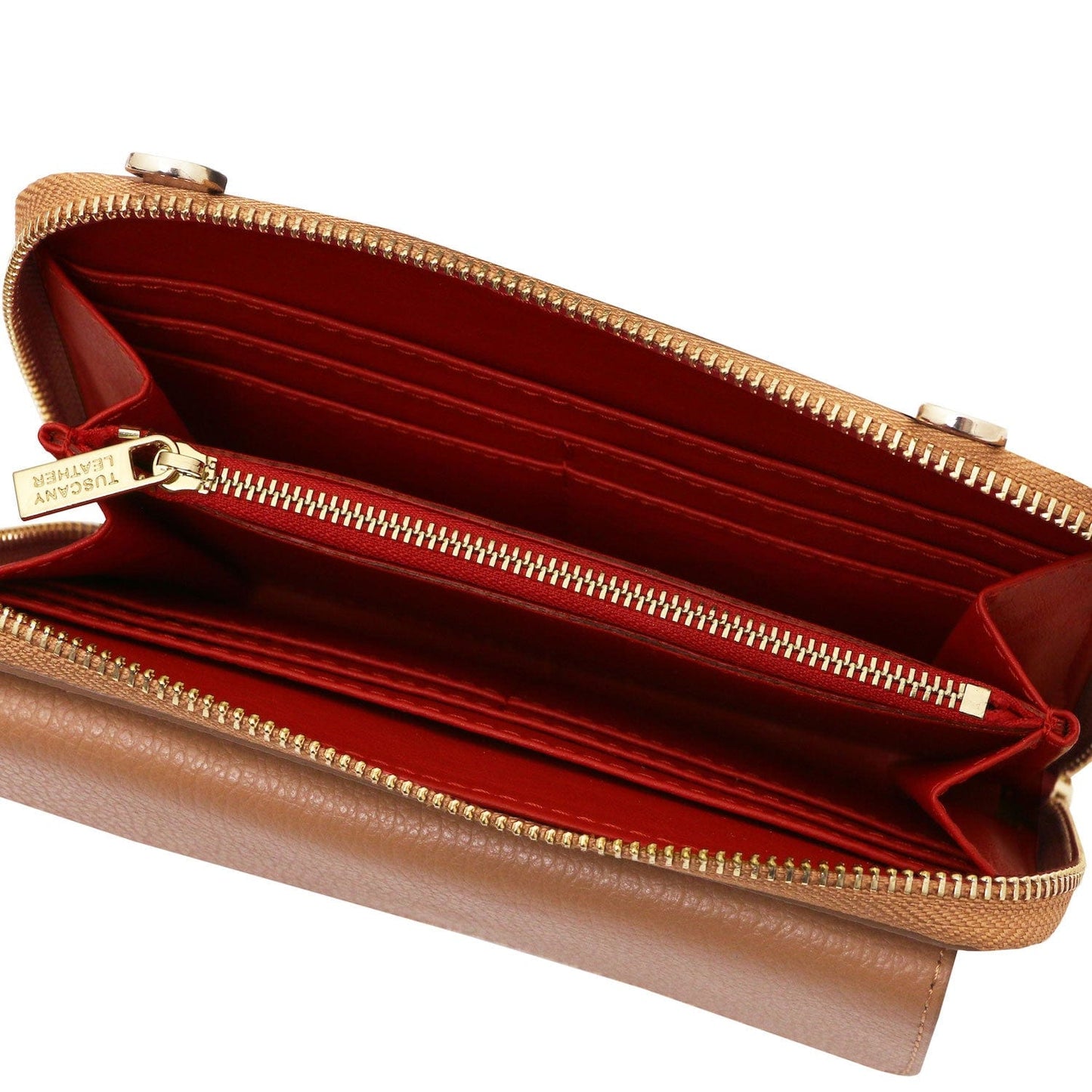 Urania - Leather phone wallet with strap | TL142433