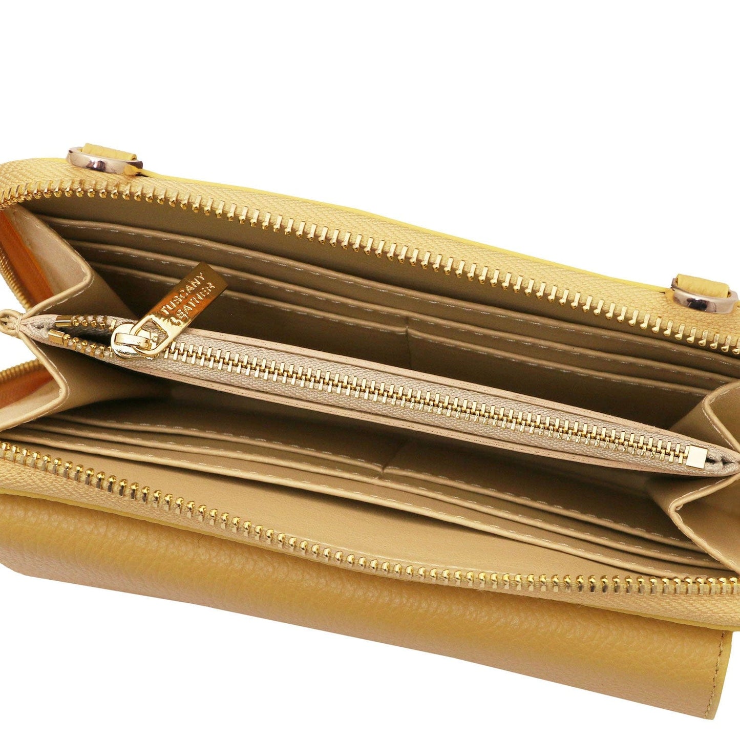 Urania - Leather phone wallet with strap | TL142433