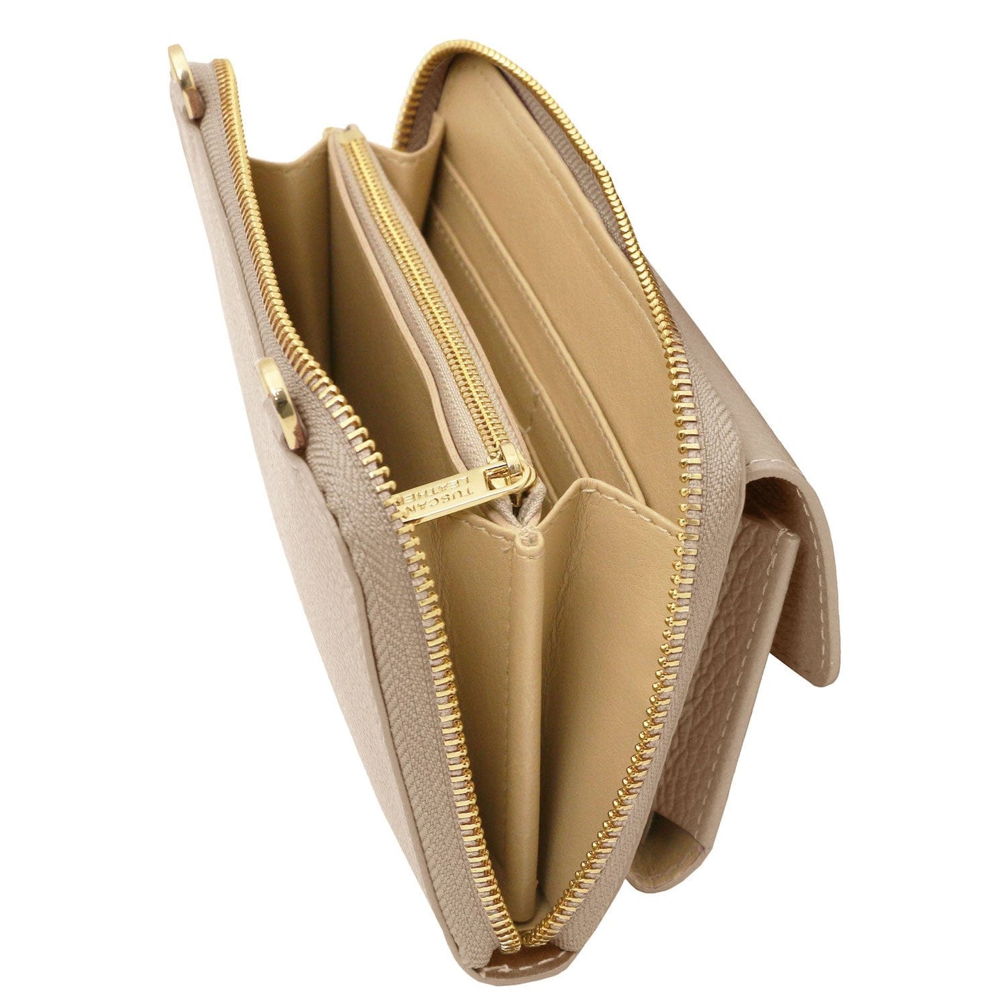 Urania - Leather phone wallet with strap | TL142433