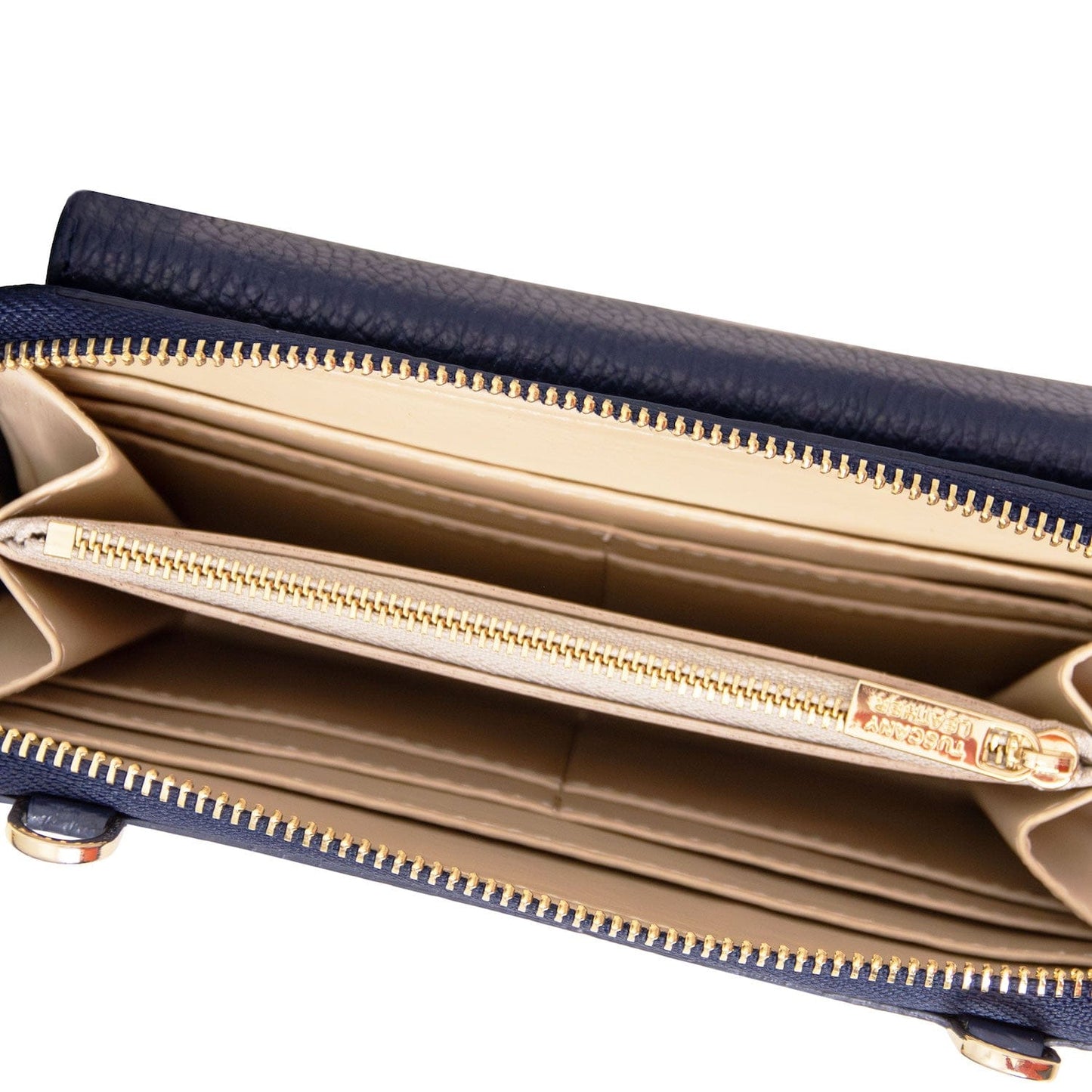 Urania - Leather phone wallet with strap | TL142433