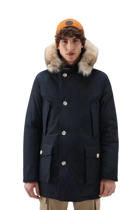 Giacca Arctic Detachable Fur Uomo Melton Blue