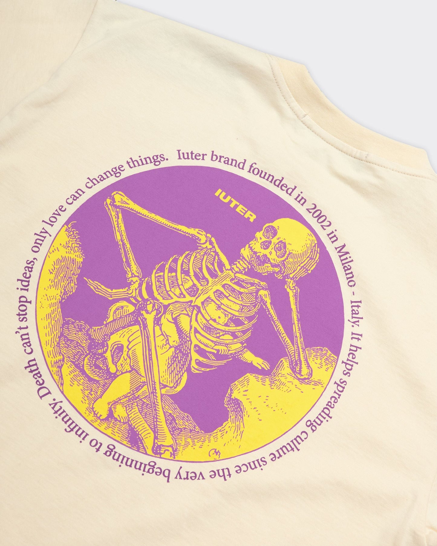 T-Shirt Time Flies Crema